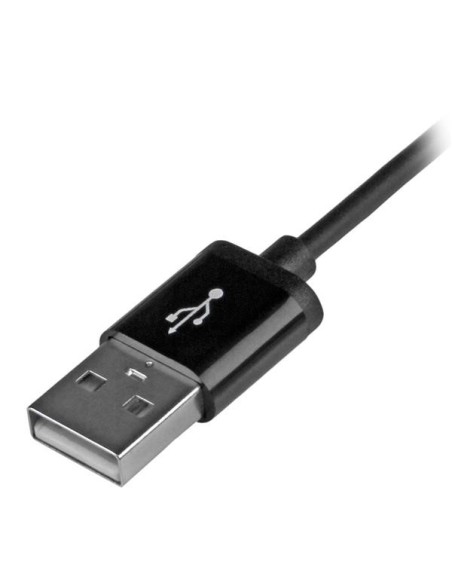 StarTech.com Cable 1m Lightning 8 Pin a USB 2.0 para Apple iPod iPhone iPad - Negro