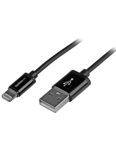StarTech.com Cable 1m Lightning 8 Pin a USB 2.0 para Apple iPod iPhone iPad - Negro