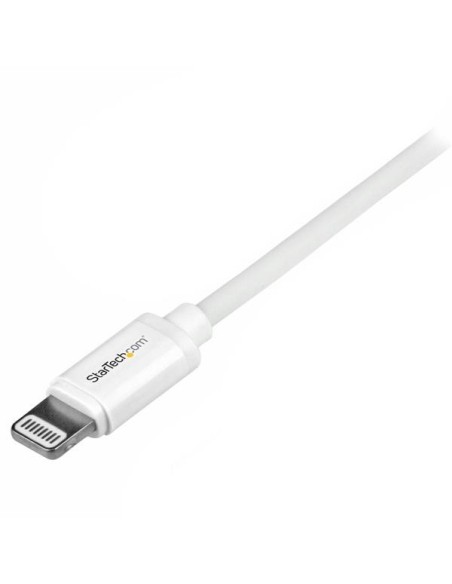 StarTech.com Cable 1m Lightning 8 Pin a USB A 2.0 para Apple iPod iPhone 5 iPad - Blanco