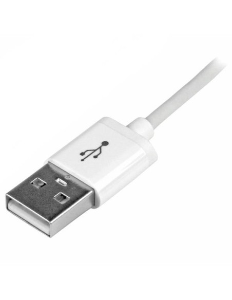 StarTech.com Cable 1m Lightning 8 Pin a USB A 2.0 para Apple iPod iPhone 5 iPad - Blanco