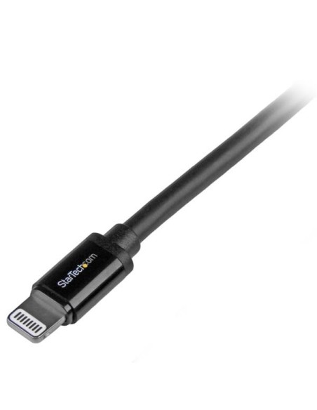 StarTech.com Cable 2m Lightning 8 Pin a USB Tipo-A para Apple iPod iPhone 5 iPad - Negro