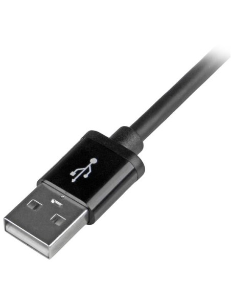 StarTech.com Cable 2m Lightning 8 Pin a USB Tipo-A para Apple iPod iPhone 5 iPad - Negro