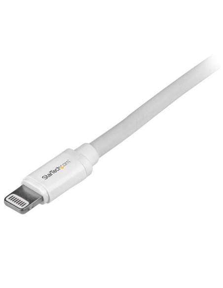 StarTech.com Cable de 2m Lightning de 8 Pin a USB 2.0 Tipo-A para Apple iPod iPhone 5 iPad - Blanco