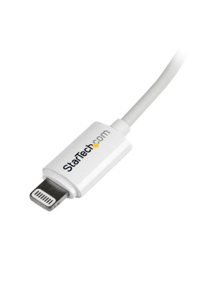 StarTech.com Cable de 2m Lightning de 8 Pin a USB 2.0 Tipo-A para Apple iPod iPhone 5 iPad - Blanco