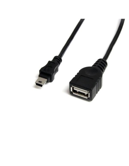 StarTech.com Cable Mini USB B a USB Tipo-A macho a hembra negro