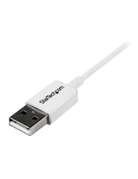 StarTech.com Cable Adaptador 2m USB A Macho a Micro USB B Macho para Teléfono Móvil Smartphone - Blanco