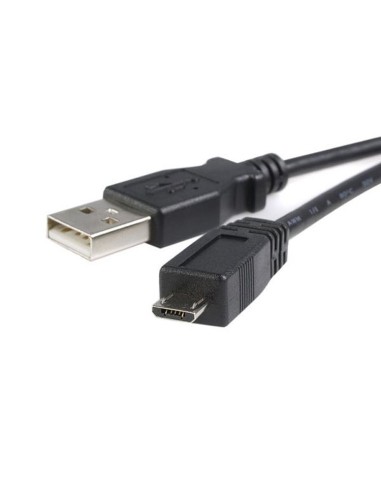 StarTech.com Cable 3m USB 2.0 Micro USB B macho a USB A macho Cargador para Teléfono Móvil Datos - Negro