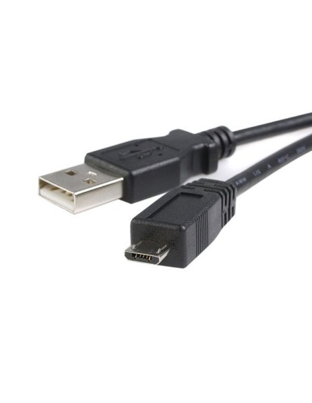 StarTech.com Cable 3m USB 2.0 Micro USB B macho a USB A macho Cargador para Teléfono Móvil Datos - Negro