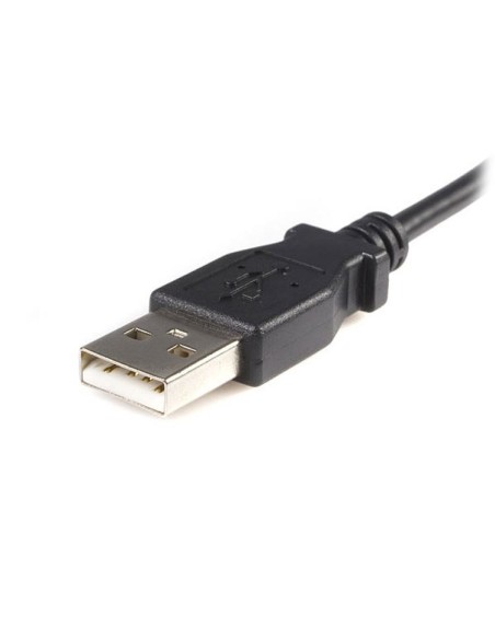 StarTech.com Cable 3m USB 2.0 Micro USB B macho a USB A macho Cargador para Teléfono Móvil Datos - Negro