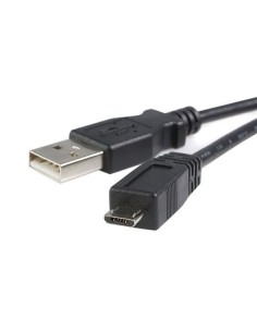 StarTech.com Cable de 50cm USB 2.0 Micro USB B macho a USB A macho Cargador para Teléfono Móvil Datos - Negro