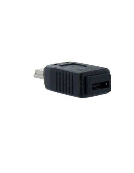 StarTech.com Adaptador MicroUSB-B Hembra a Mini USB-B Macho - negro