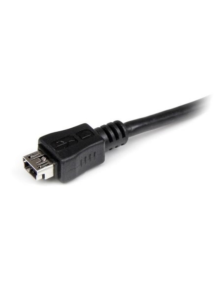 StarTech.com Cable Adaptador 15cm Mini USB B a Micro USB A - hembra a macho - negro