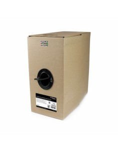 StarTech.com Rollo Bobina Bulk de 304,8m de Cable de Red Gigabit Ethernet Cat6 Sólido Certificado CMR - Negro