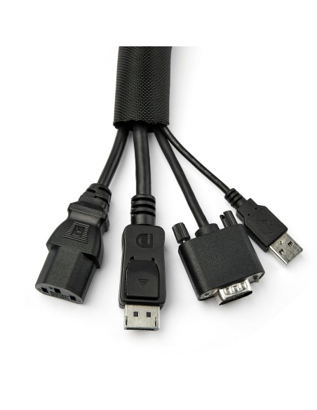 StarTech.com Funda de 4.6m para Gestión de Cables - negro