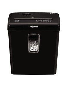 destructora fellowes p-30c corte en particulas 4x34mm hasta 6 hojas papelera 15 litros negro 6008101