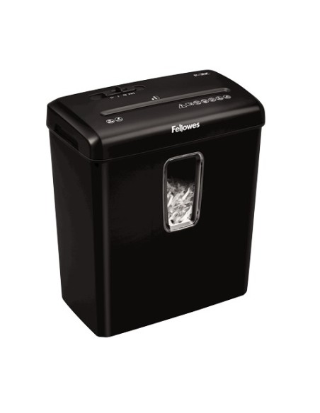 destructora fellowes p-30c corte en particulas 4x34mm hasta 6 hojas papelera 15 litros negro 6008101