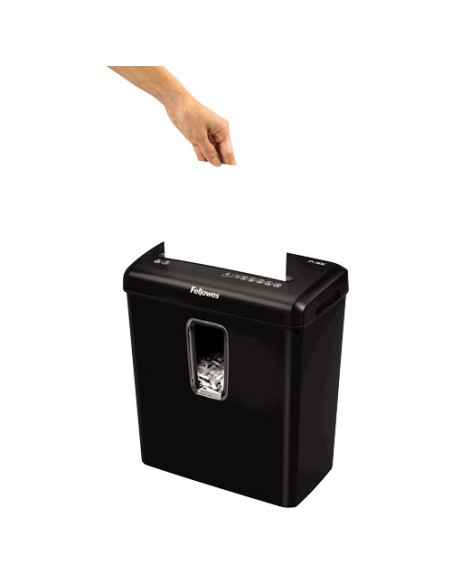 destructora fellowes p-30c corte en particulas 4x34mm hasta 6 hojas papelera 15 litros negro 6008101