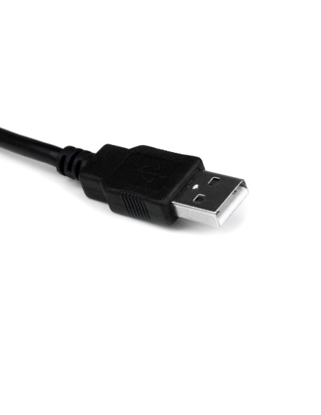 StarTech.com Cable USB 2.0 a Puerto Serie Serial RS232 DB9 con Retencion del Puerto de Asignación COM 0.3m negro ICUSB232PRO