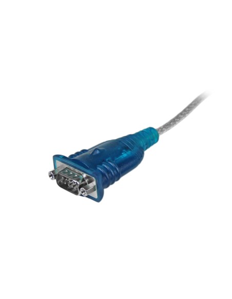 StarTech.com Cable adaptador usb 2.0 a serie RS232 de 1 puerto serial DB9 macho a macho 0.43m gris ICUSB232V2