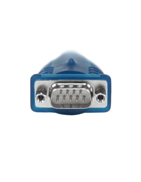 StarTech.com Cable adaptador usb 2.0 a serie RS232 de 1 puerto serial DB9 macho a macho 0.43m gris ICUSB232V2