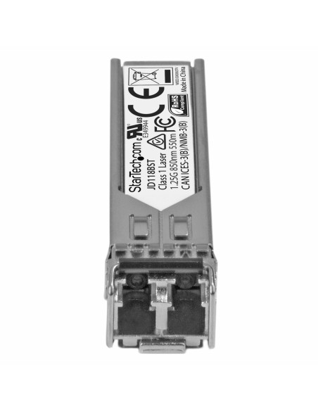 StarTech.com Modulo SFP Compatible con HP JD118B - Transceptor de Fibra optica 1000BASE-SX - JD118BST
