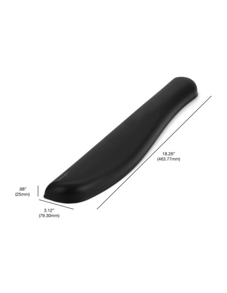 Reposamuñecas kensington ergosoft para teclados mecanicos y de juego negro K52798WW
