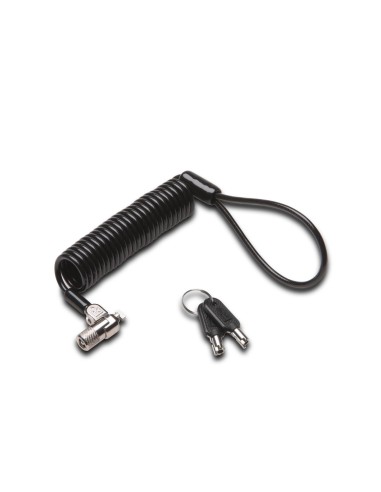 Cable de seguridad kensington candado con llave microsaver 2.0 para portatiles negro plata K64423WW