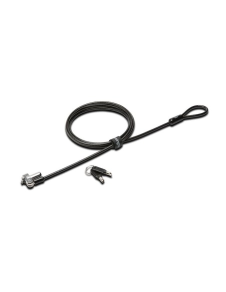 Cable de seguridad kensington candado con llave N17 para portatiles negro plata K64440WW