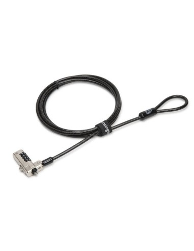 Cable antirrobo dell N17 cerradura con combinacion para portatil 1m negro K68008EU