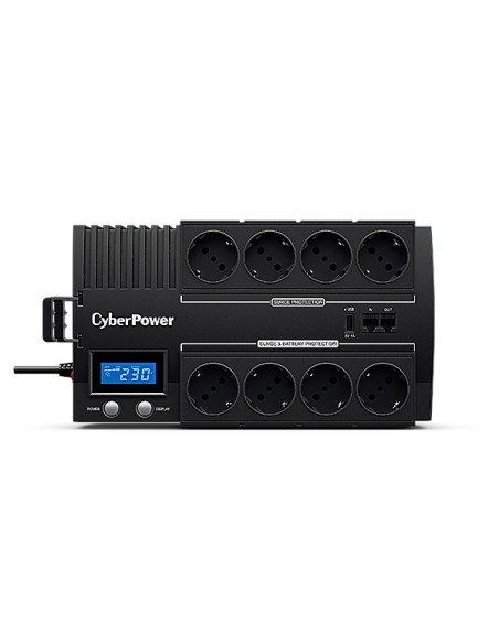 CyberPower BR1200ELCD sistema de alimentación ininterrumpida (UPS) LÍ­nea interactiva 1200 VA 720 W 8 salidas AC