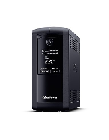 CyberPower VP700ELCD sistema de alimentación ininterrumpida (UPS) LÍ­nea interactiva 700 VA 390 W 3 salidas AC