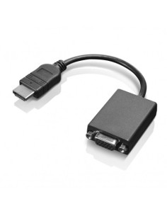Adaptador Lenovo Hdmi macho a Vga hembra Negro 0B47069