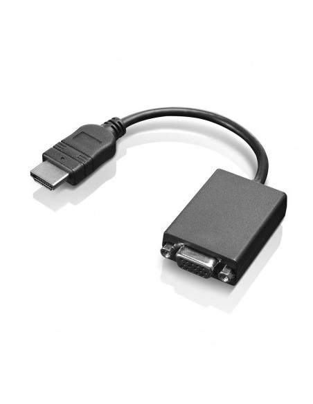 Adaptador Lenovo Hdmi macho a Vga hembra Negro 0B47069