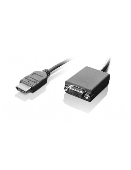 Adaptador Lenovo Hdmi macho a Vga hembra Negro 0B47069