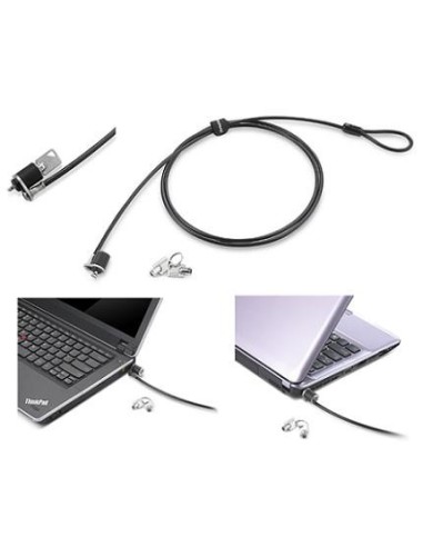 Cable de seguiridad lenovo antirrobo con llave negro 57Y4303