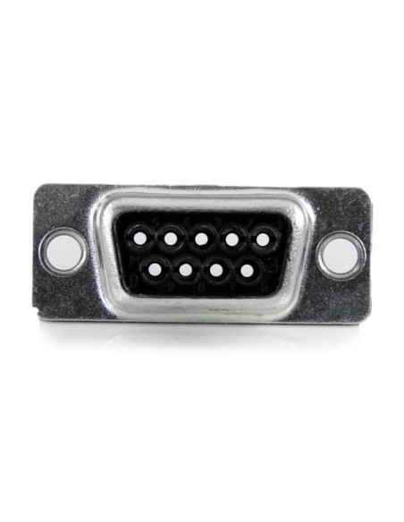 StarTech.com Adaptador Conversor modular serie de DB9 a RJ45 Macho a Hembra negro GC98MF