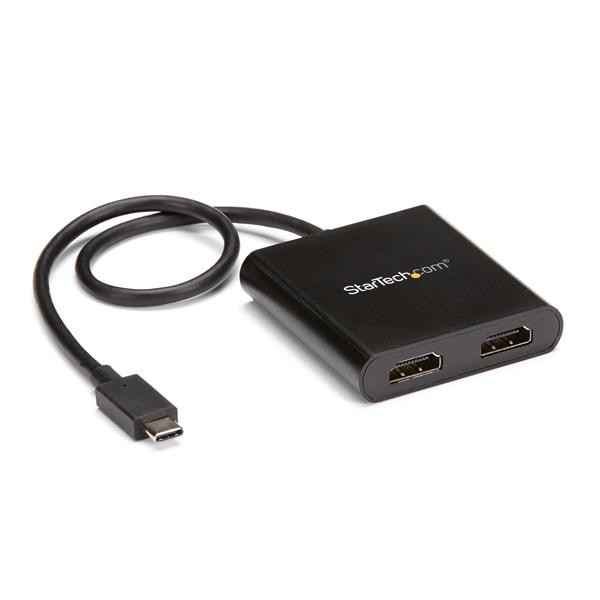 Adaptador USB a HDMI Doble Hub MST USB Tipo C