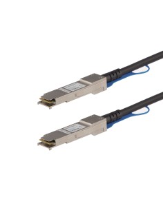 StarTech.com Cable conexion QSFP+ direct Attach compatible con Juniper 40 GbE 3m negro QFXQSFPDAC3M