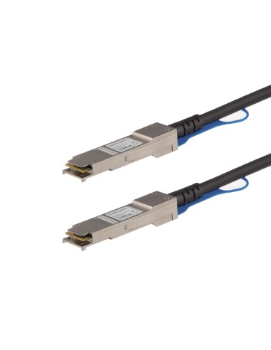 StarTech.com Cable conexion QSFP+ direct Attach compatible con Juniper 40 GbE 3m negro QFXQSFPDAC3M