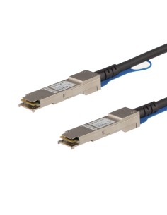 StarTech.com Cable conexion QSFP+macho a macho direct-Attach twinax MSA 40 GbE 5m negro QSFP40GPC5M