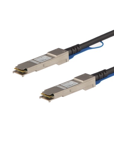 StarTech.com Cable conexion QSFP+macho a macho direct-Attach twinax MSA 40 GbE 5m negro QSFP40GPC5M