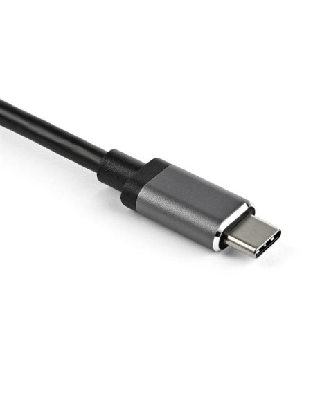 StarTech.com Adaptador de Video Multipuertos usb tipo-c a hdmi mini displayport 4k de 60Hz negro gris CDP2HDMDP