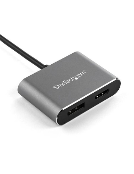 StarTech.com Adaptador de video multipuertos usb tipo-c macho a hdmi o displayport 4K de 60Hz negro gris CDP2DPHD