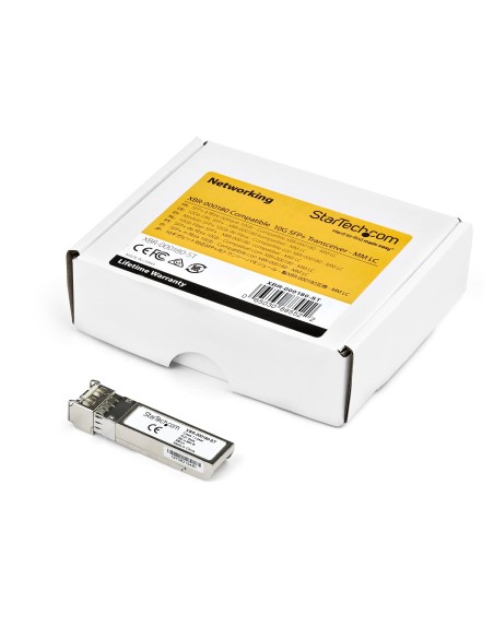 StarTech.com Módulo transceptor SFP+ compatible con el modelo 10301 de Extreme Networks - 10GBase-SR