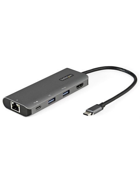 StarTech.com Adaptador Multipuertos USB C - Mini Docking Station USB Tipo C con HDMI de 4K 30Hz - con PD de 100W - con Hub Ladró