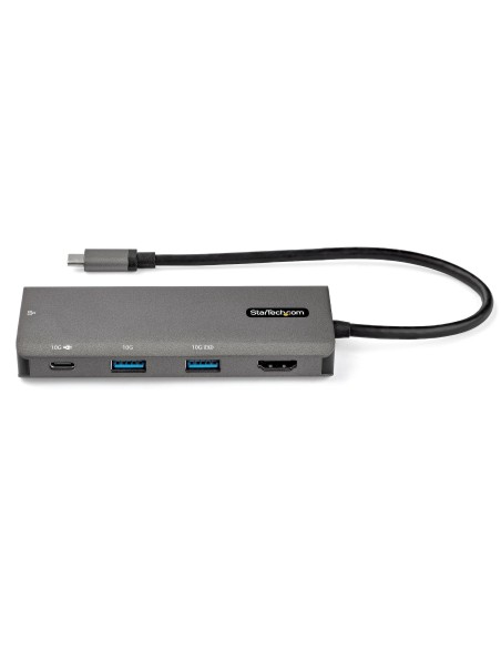 StarTech.com Adaptador Multipuertos USB C - Mini Docking Station USB Tipo C con HDMI de 4K 30Hz - con PD de 100W - con Hub Ladró