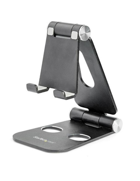 StarTech.com Soporte para tablet y smartphone universal multiangulo de aluminio negro USPTLSTNDB