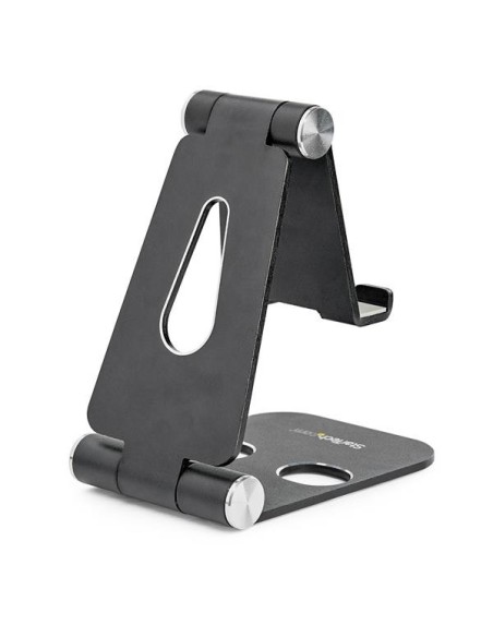 StarTech.com Soporte para tablet y smartphone universal multiangulo de aluminio negro USPTLSTNDB
