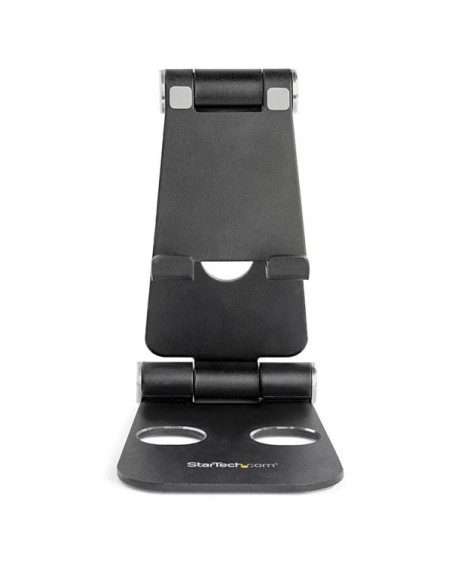 StarTech.com Soporte para tablet y smartphone universal multiangulo de aluminio negro USPTLSTNDB