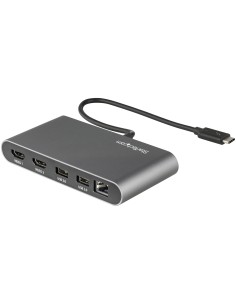 StarTech.com mini dockning station Thunderbolt 3- hdmi 4K 60 Hz usb 2.0 usb 3.2 gen 1 rj45 gris TB3DKM2HDL